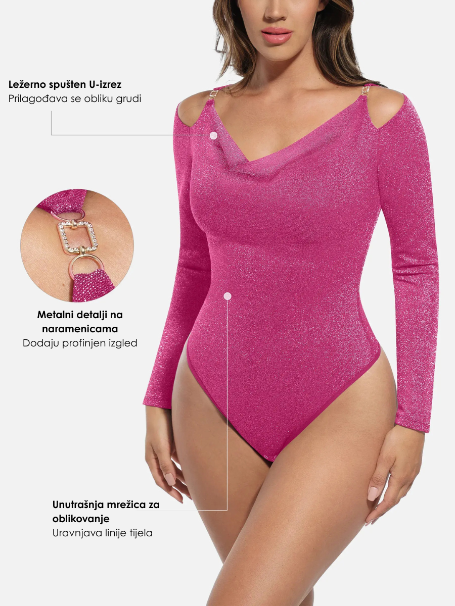 GlamSilk™ Bodi Formt den Körper und Strahlt