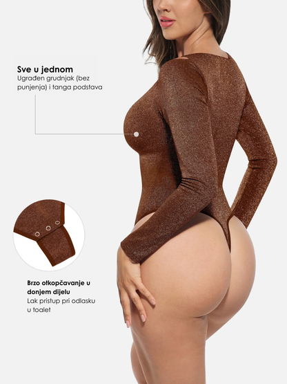 GlamSilk™ Bodi Formt den Körper und Strahlt