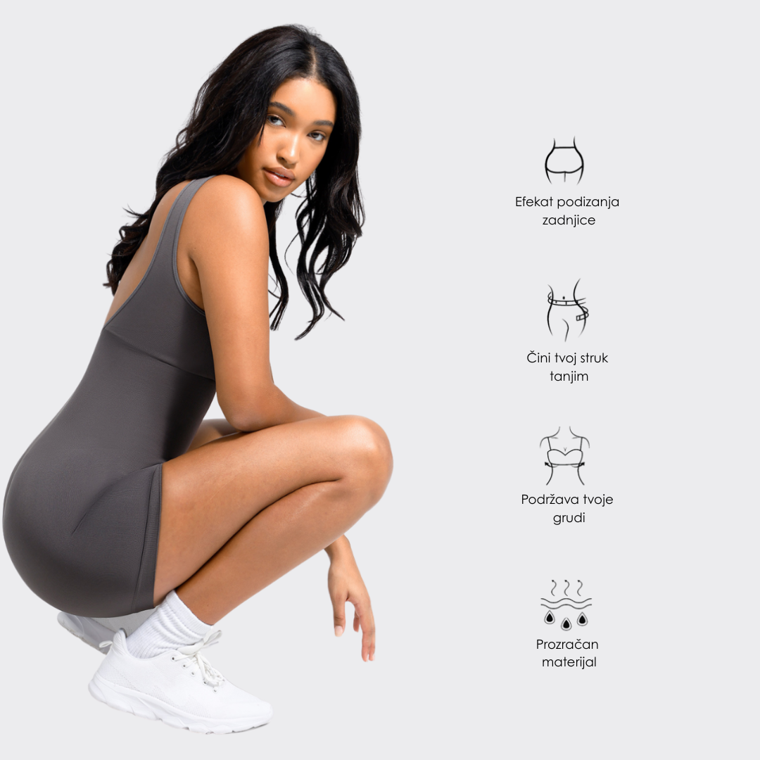 Celine™ U-Rücken Schlankmachender Nahtloser Einteiler