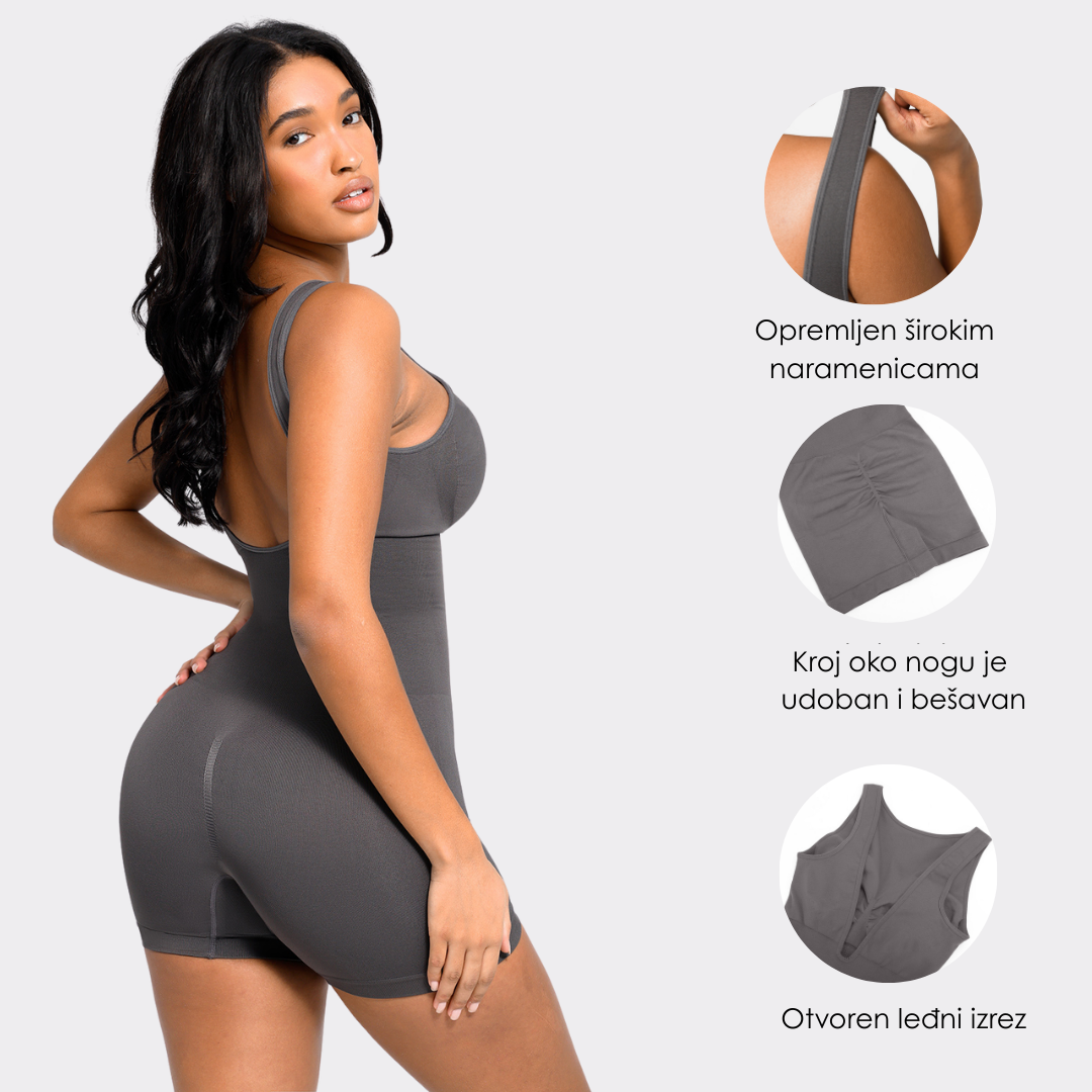 Celine™ U-Rücken Schlankmachender Nahtloser Einteiler