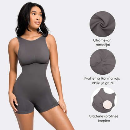 Celine™ U-Rücken Schlankmachender Nahtloser Einteiler