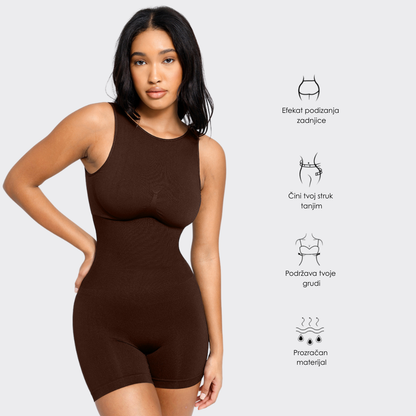 Celine™ U-Rücken Schlankmachender Nahtloser Einteiler