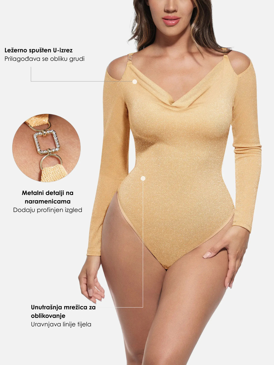 GlamSilk™ Bodi Formt den Körper und Strahlt