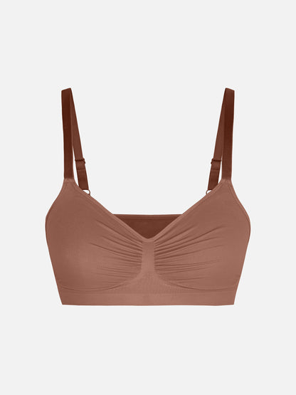 Feelingirl Everyday Wireless Bra Unlined Soft Bra