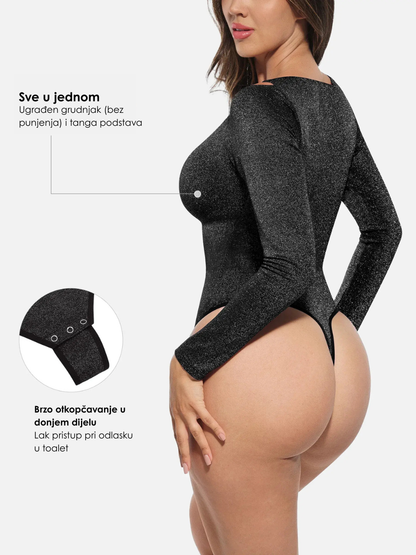 GlamSilk™ Bodi Formt den Körper und Strahlt