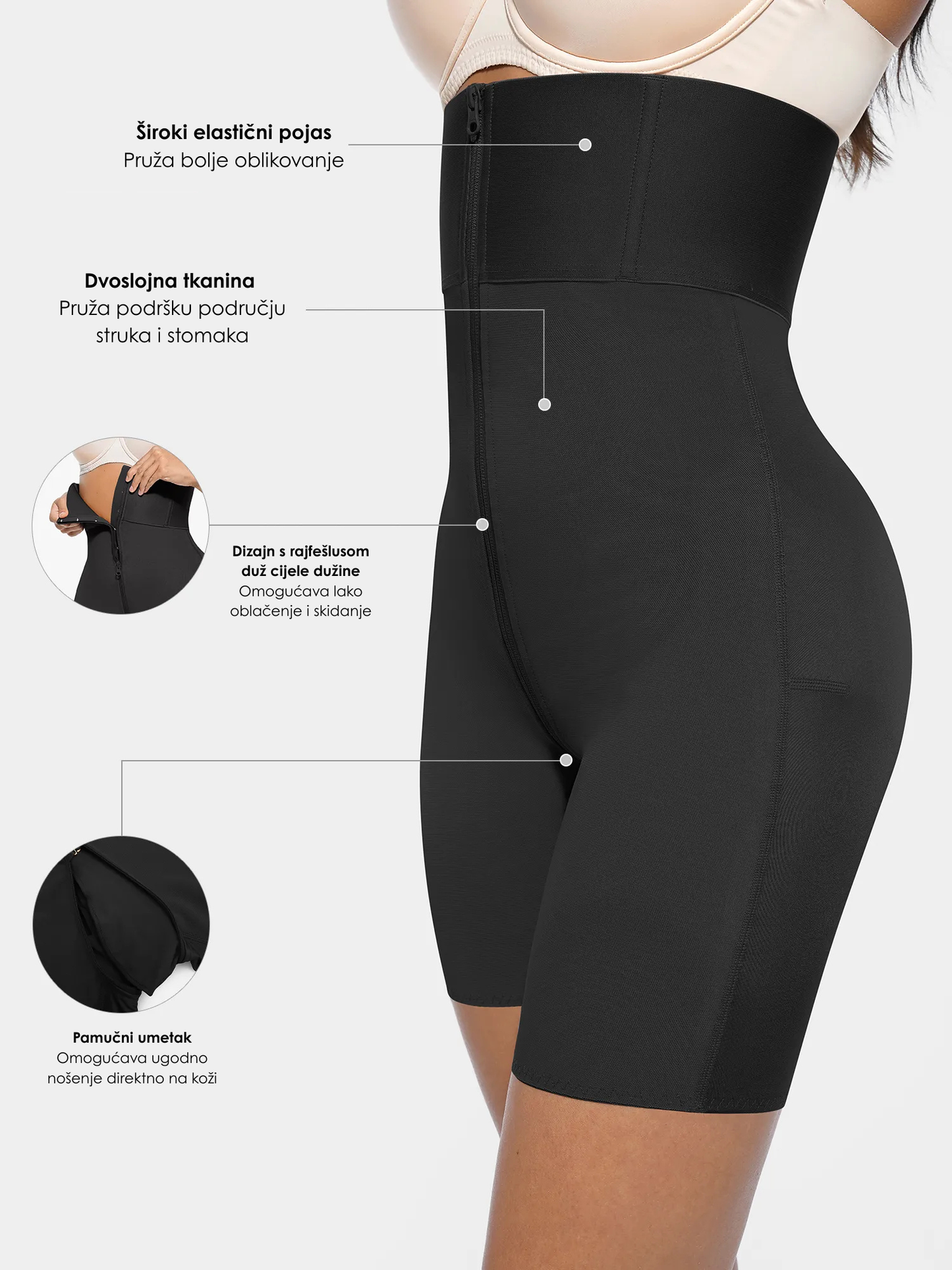 EvaShape™ – Steznik za Oblikovanje Trbuha i  Podizanje Stražnjice