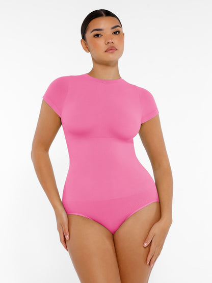 Feelingirl Seamless Ultra-Soft Crew Neck Bodysuit