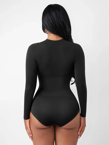 Feelingirl Seamless Ultra-Soft Crew Neck Bodysuit