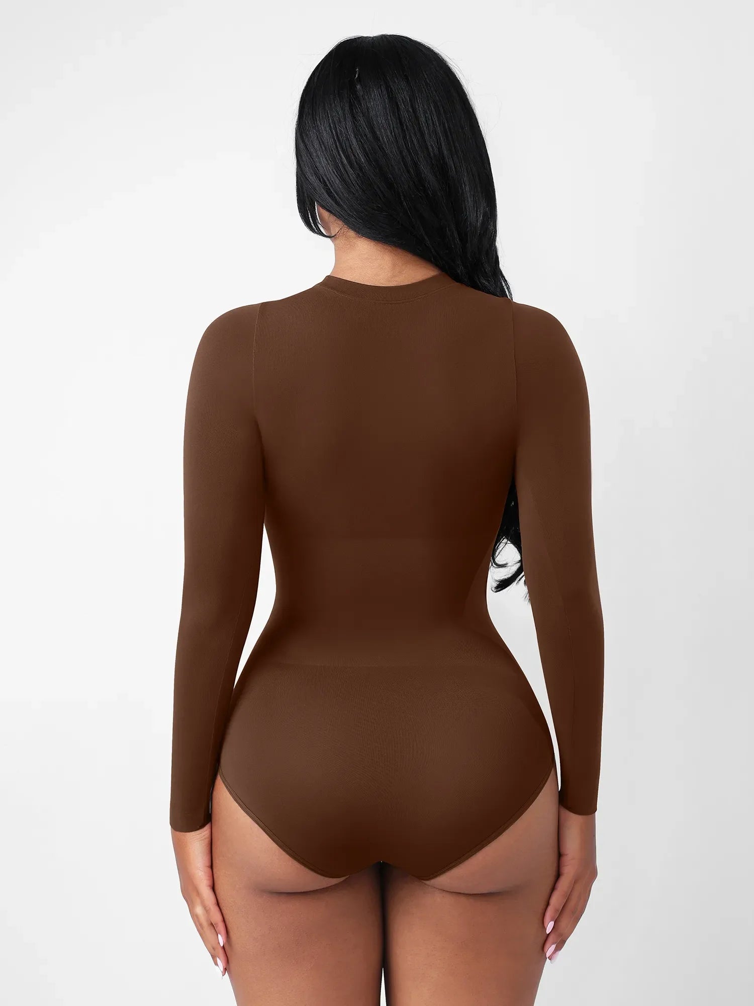 Feelingirl Seamless Ultra-Soft Crew Neck Bodysuit