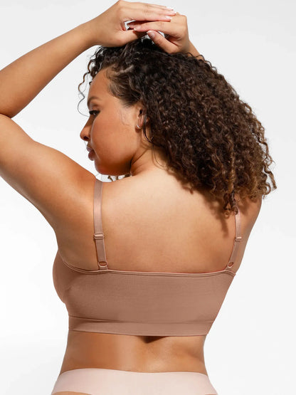 Feelingirl Everyday Wireless Bra Unlined Soft Bra