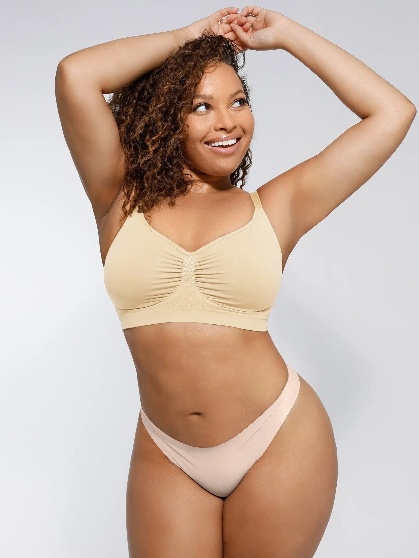 Feelingirl Everyday Wireless Bra Unlined Soft Bra