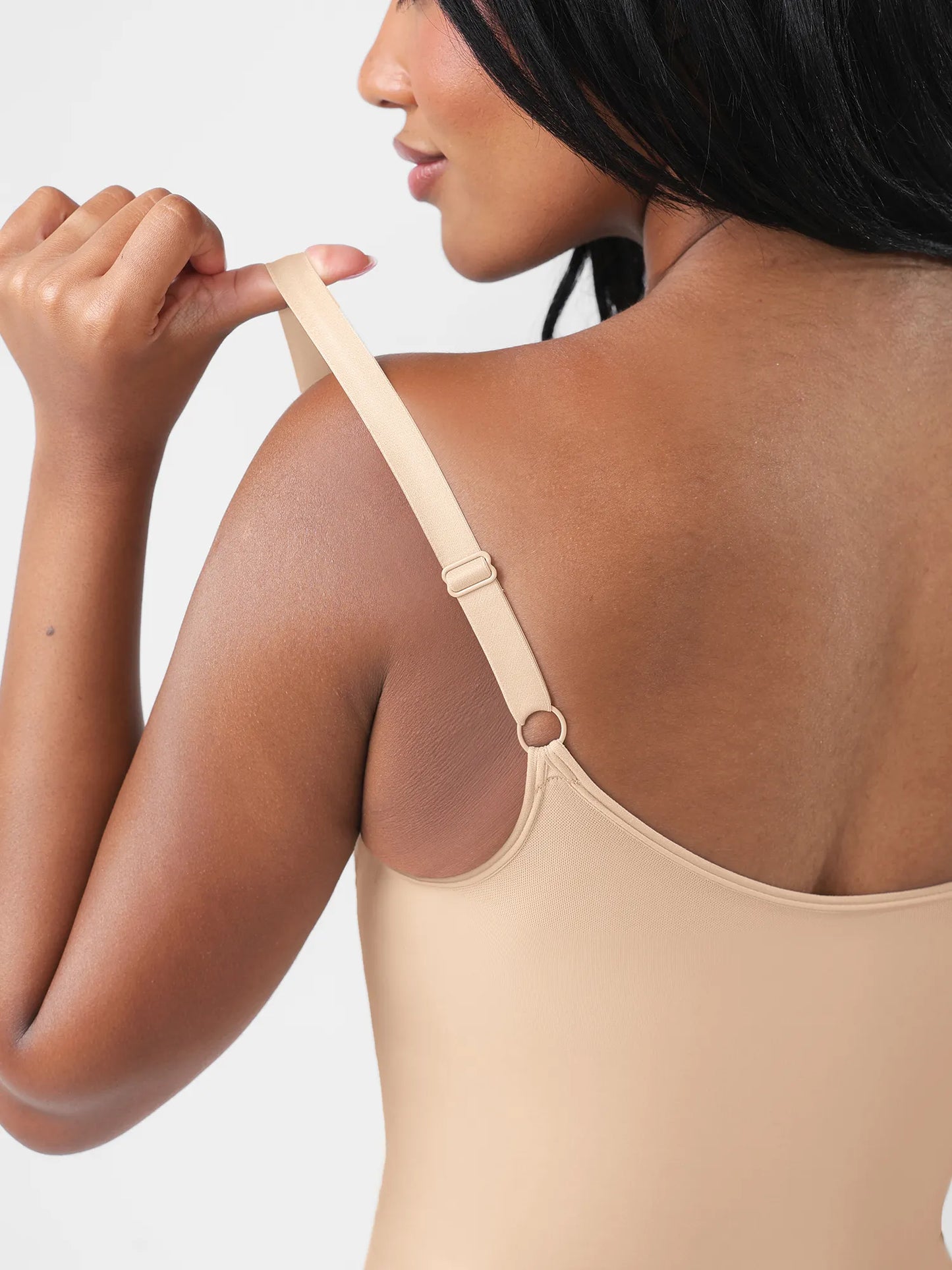 Feelingirl Seamless Tummy Control Zipper Sculpt and Support Bodysuit