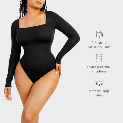 Giulia – Tanga-Körperformender und Straffender Bodysuit