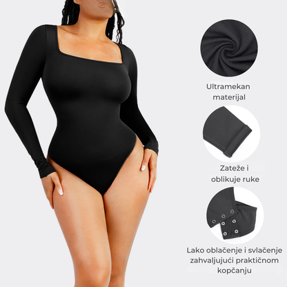 Giulia – Tanga-Körperformender und Straffender Bodysuit