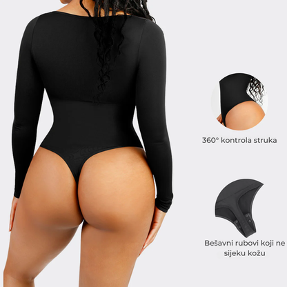 Giulia – Tanga-Körperformender und Straffender Bodysuit