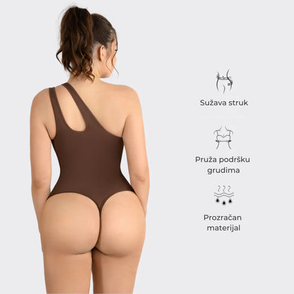 Ella Ein-Schulter-Körperformungs-BH