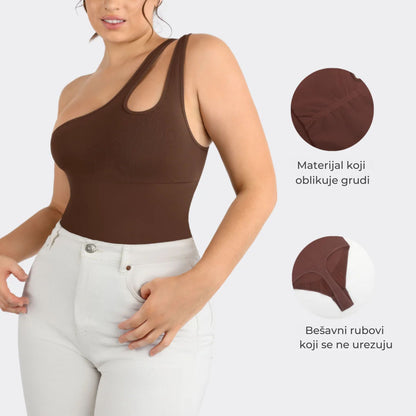 Ella Ein-Schulter-Körperformungs-BH