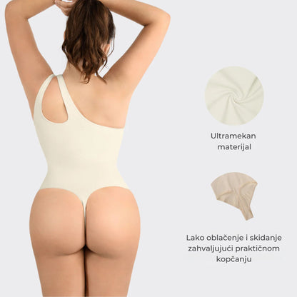 Ella Ein-Schulter-Körperformungs-BH