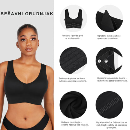SilkContour™ – Premium Bešavni Grudnjak sa Nevidljivom Potporom