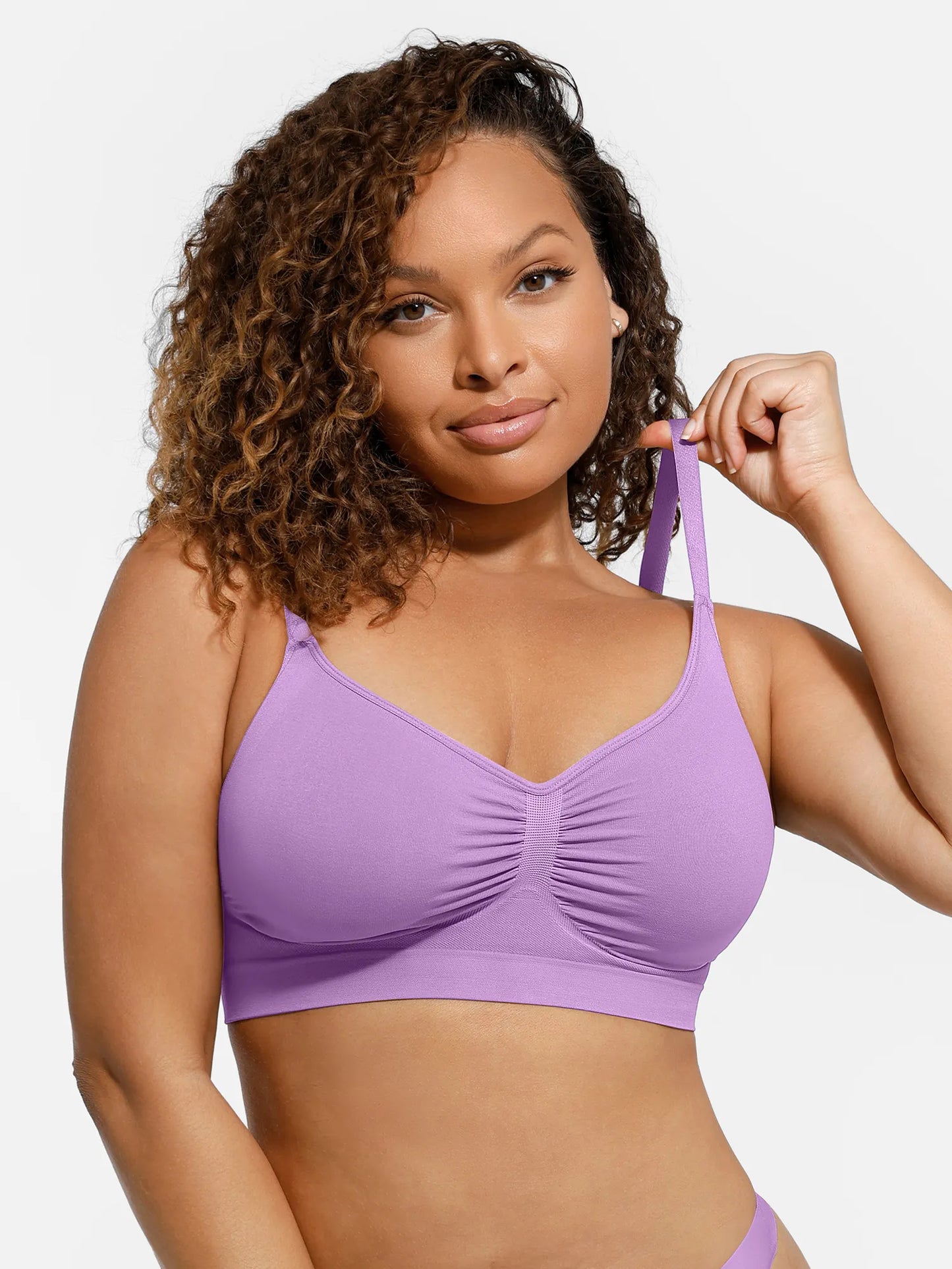 Feelingirl Everyday Wireless Bra Unlined Soft Bra