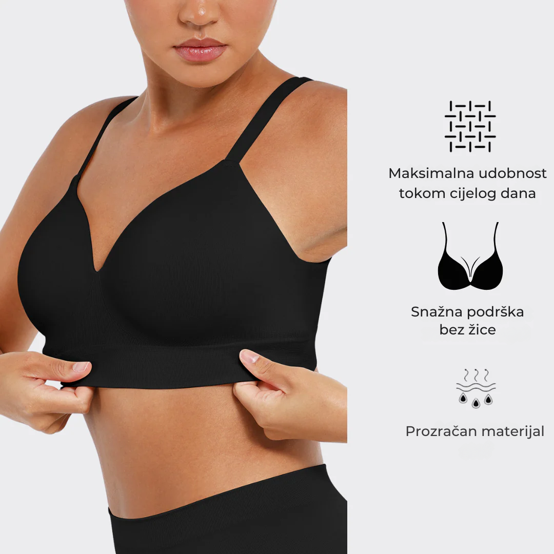 UltraFlex™ – Udoban Grudnjak Bez Žica za Savršenu Potporu i Neprimjetan Izgled