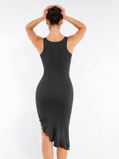 Rina© – Kleid mit Taillengürtel, das den Körper formt