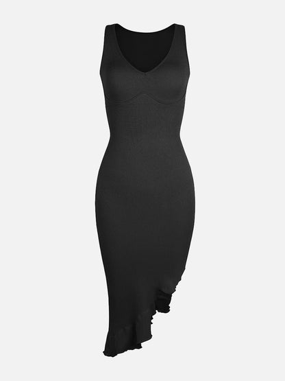 Rina© – Kleid mit Taillengürtel, das den Körper formt